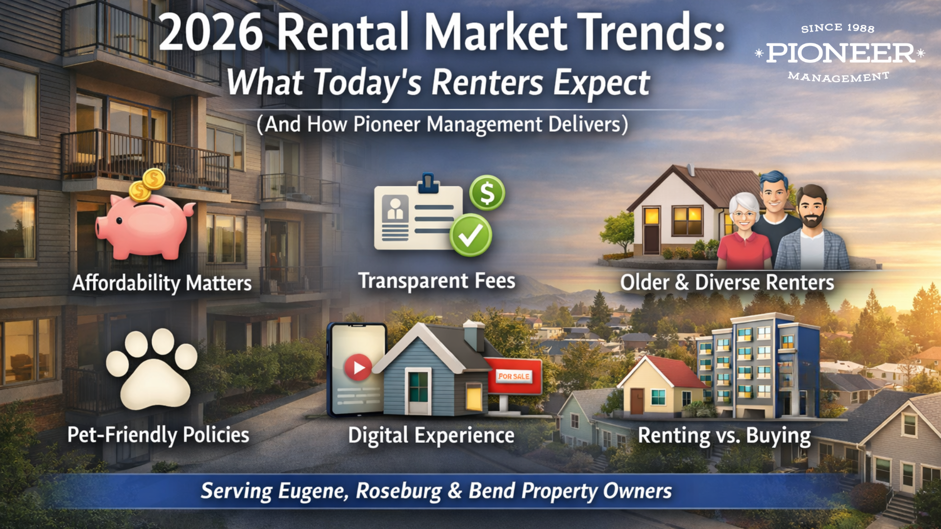 2026 Rental Market Trends: What Today’s Renters Expect (And How Pioneer Management Delivers)